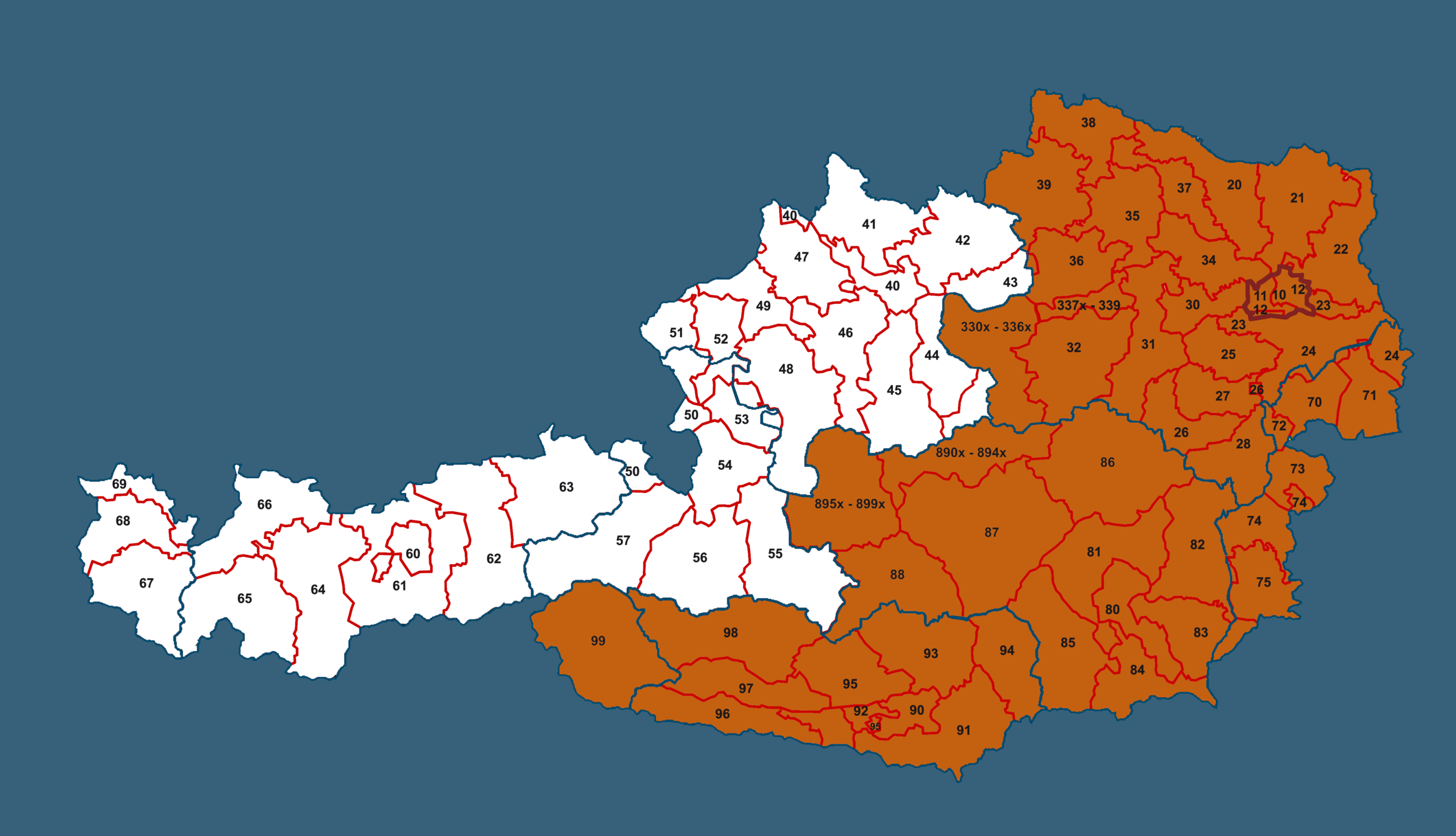 Verkaufsgebiet Cavara