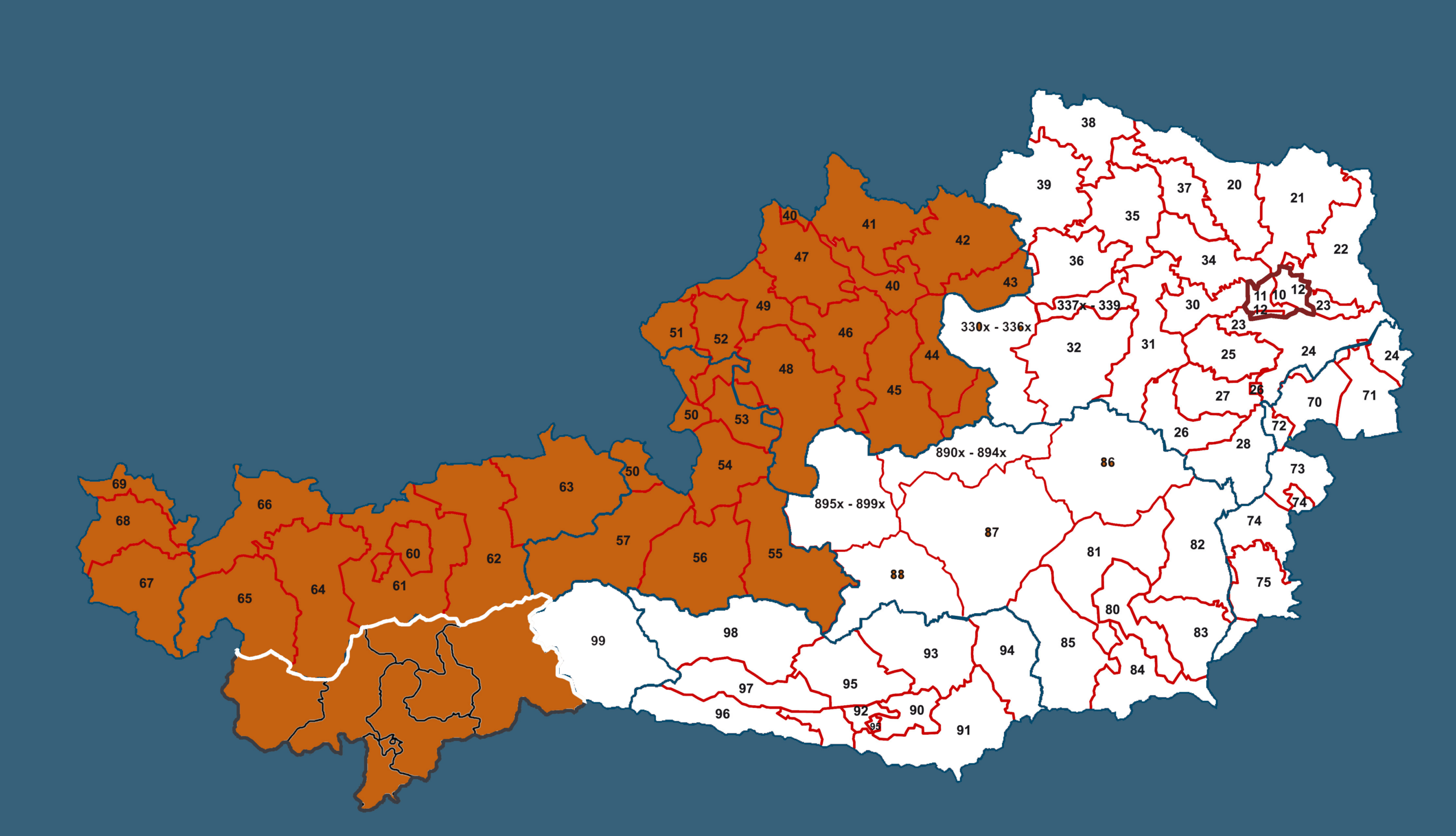 Verkaufsgebiet Kirchberger